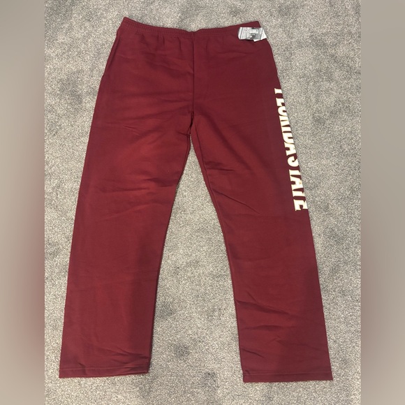 Florida St Seminoles FSU Men’s X-Large XL Garnet Drawstring Logo Sweatpants NWT - Picture 5 of 5